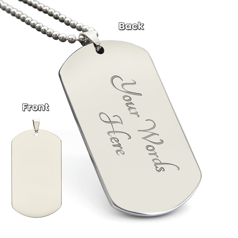 Personalised Dog Tag Necklace