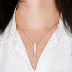 Personalised 4-Sided Bar Necklace — Engraved on Every Side