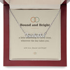 Personalised Name Necklace — Custom Cursive Nameplate, Silver or 18K Gold